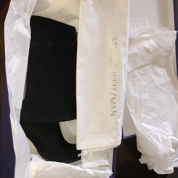 Stuart Weitzman Hiline black suede over the knee - Picture 5 of 9